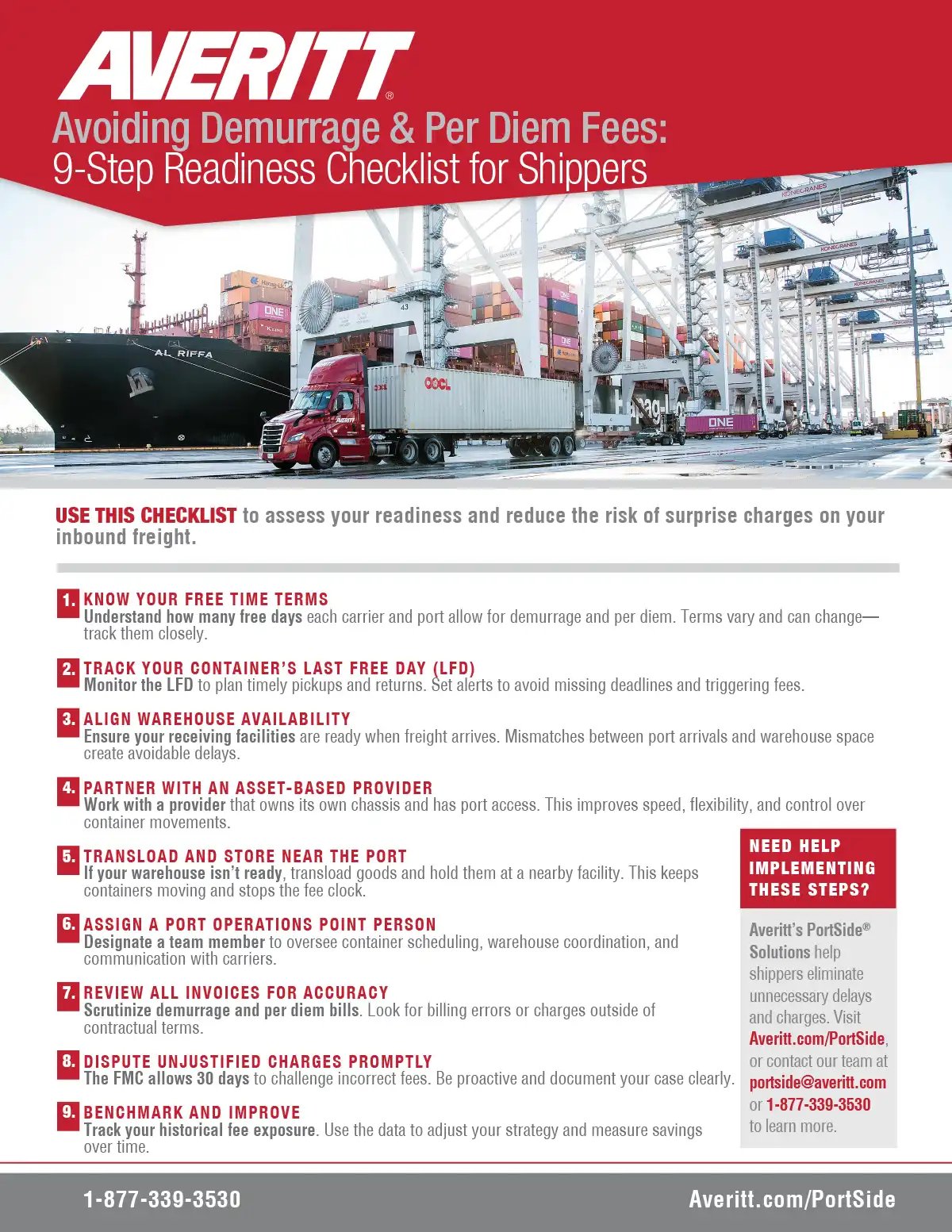 Avoiding_Demurrage_and_PerDiem_Fees_Checklist_Cover
