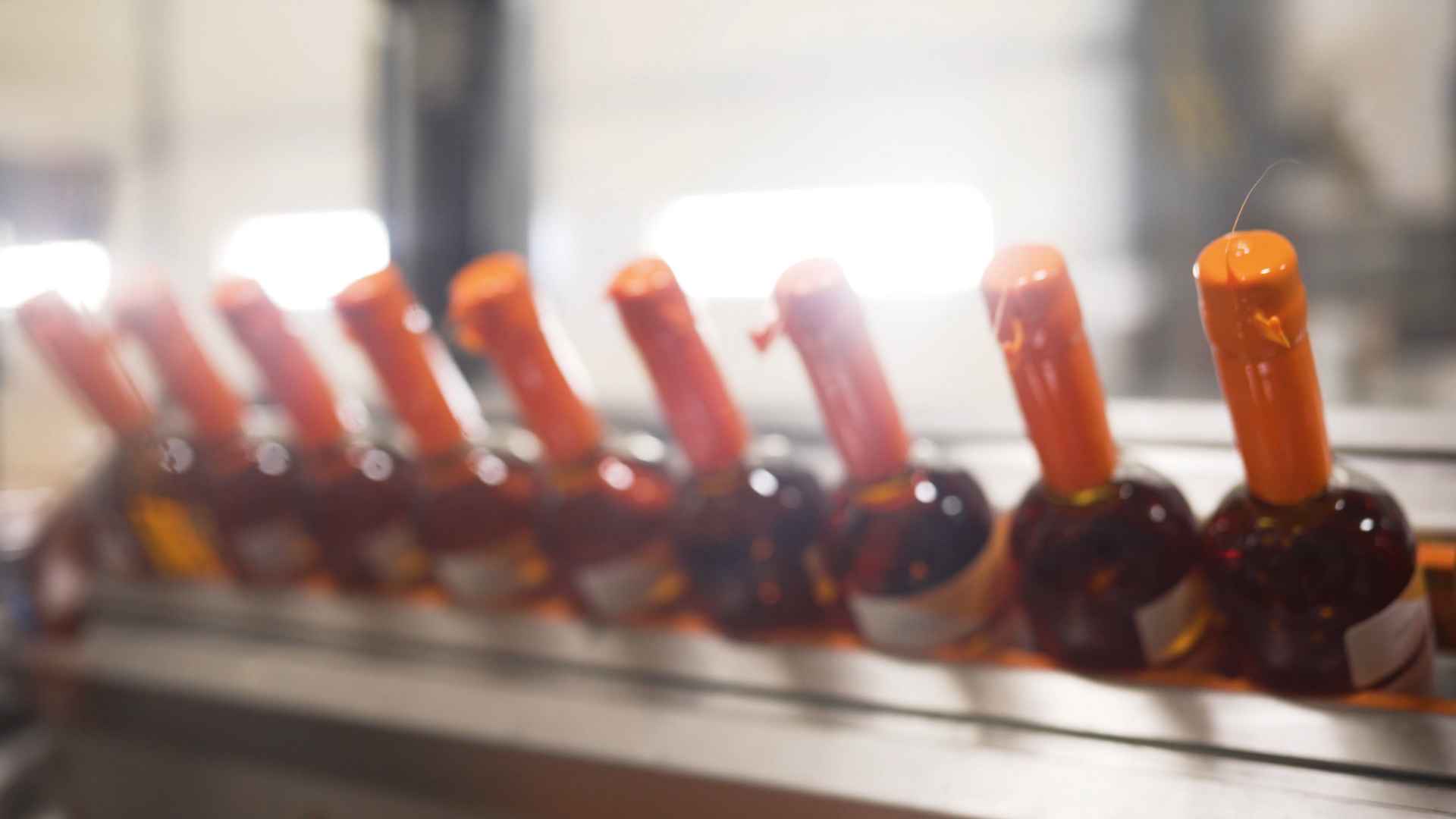 Bourbon bottles